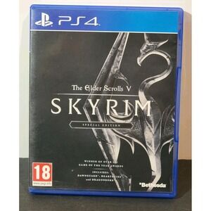 Elder Scrolls V: Skyrim Special Edition Playstation 4 PS4 Tested Works Complete